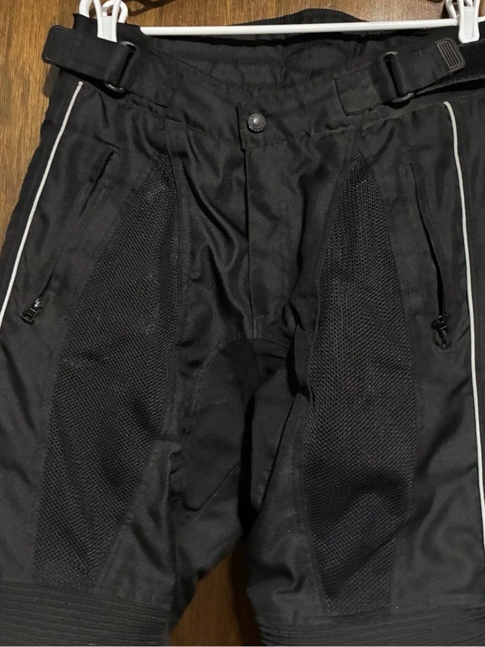 Sliders Kevlar Motorcycle Pants Men's Black Performance Mens Pants Large Long - Picture 2 of 10